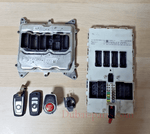 Load image into Gallery viewer, 2012 BMW F30 N20i Petrol Engine ECU FEM Kit with 2 Keys Auto OEM 7646763