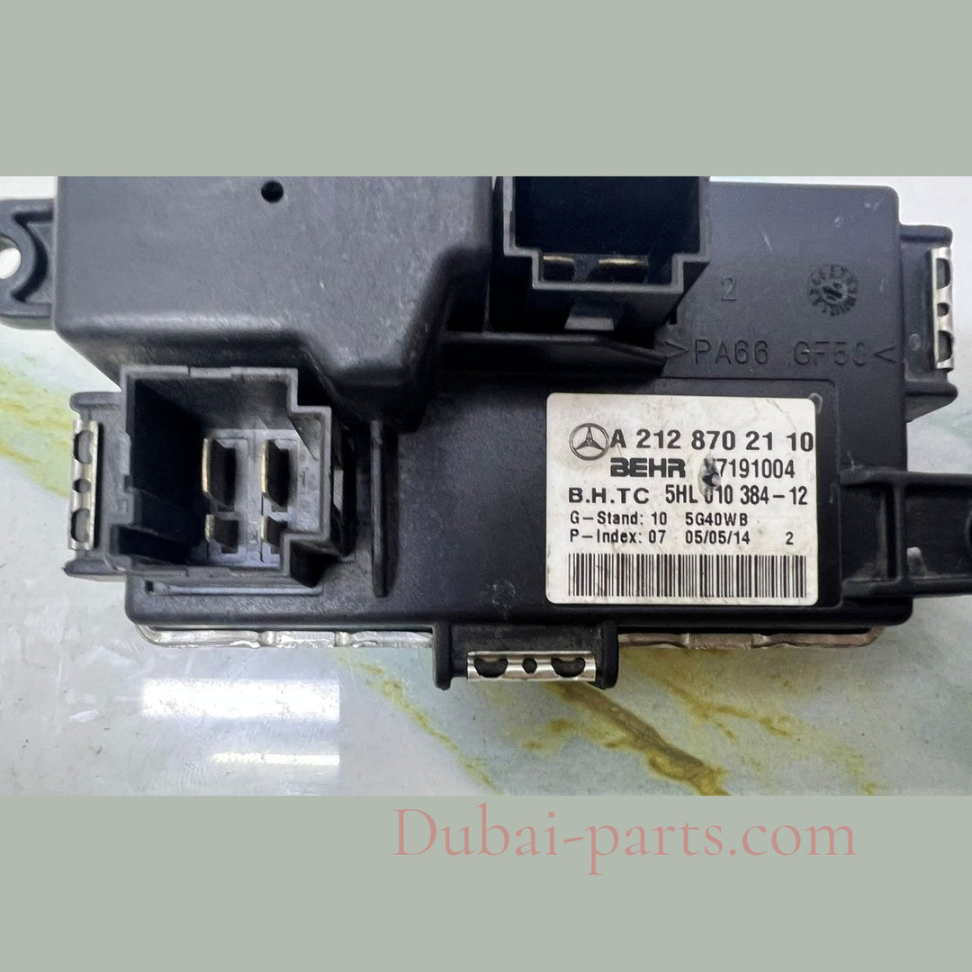 2012-2015 Mercedes-Benz C250 Blower Motor Regulator A2128702110 C350, C300,