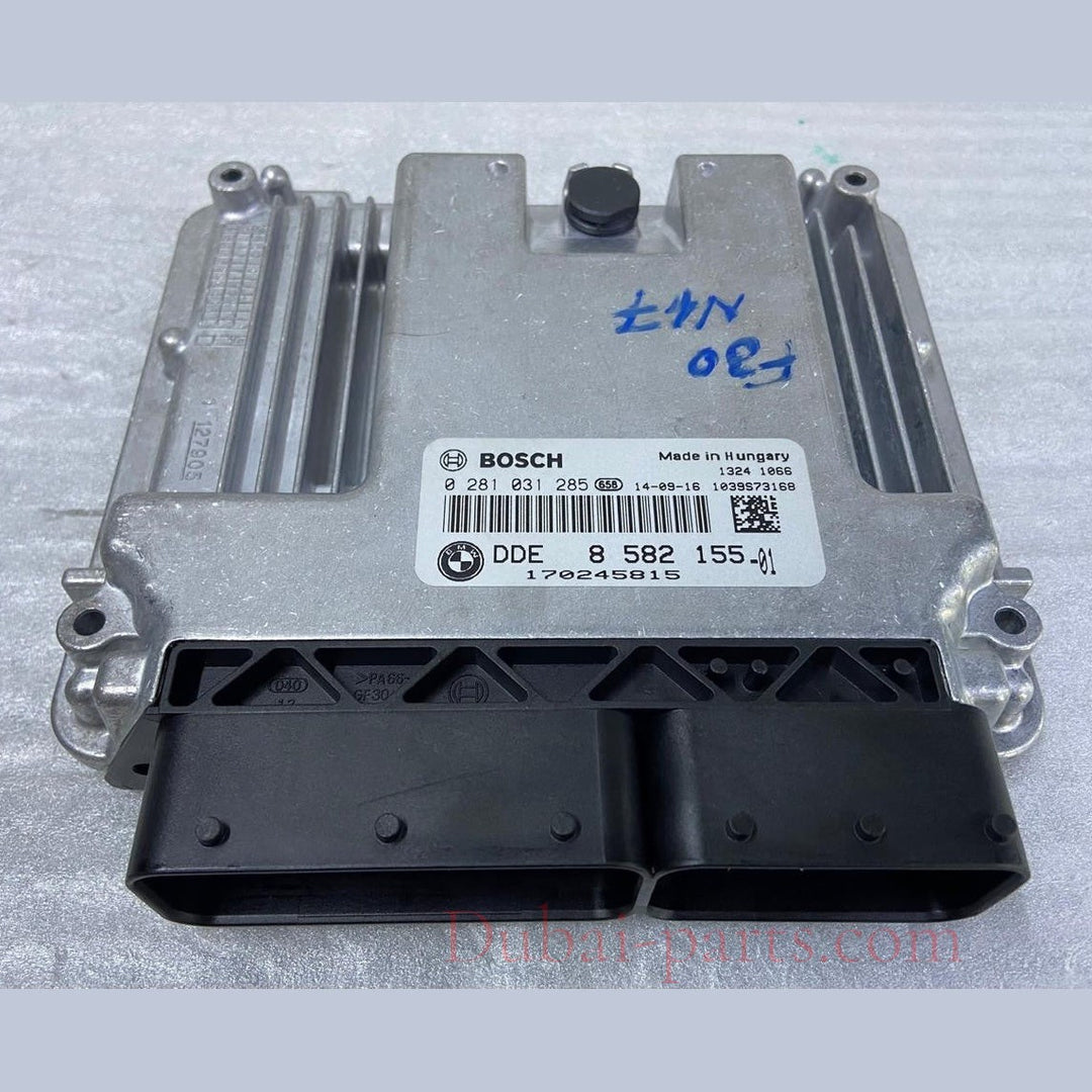 OEM BMW 320d F30 N47 ENGINE CONTROL UNIT ECU SET DDE 8582155 BOSCH