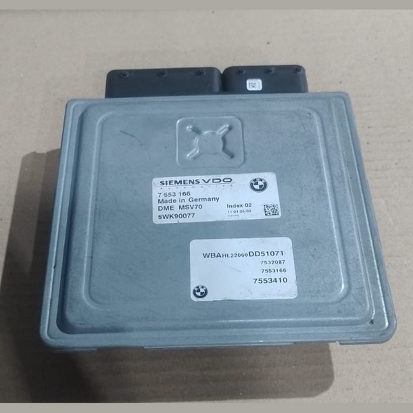 BMW 5 SERIES E60 525 525I N52B30A N52 ENGINE CONTROL UNIT MODULE  ECU 7533166