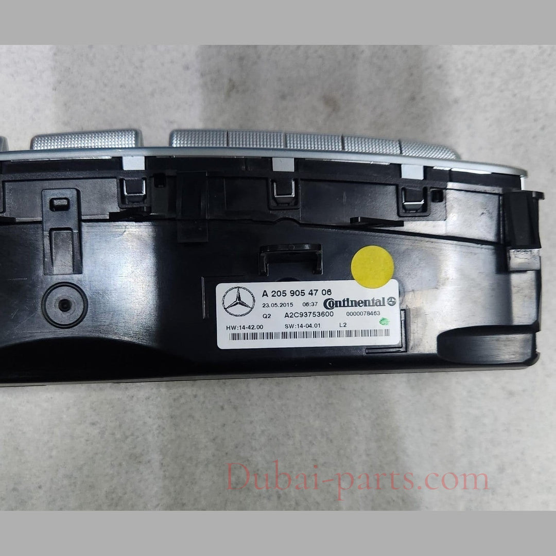 2014-2023 Mercedes-Benz C200 Climate Control Unit A2059054706