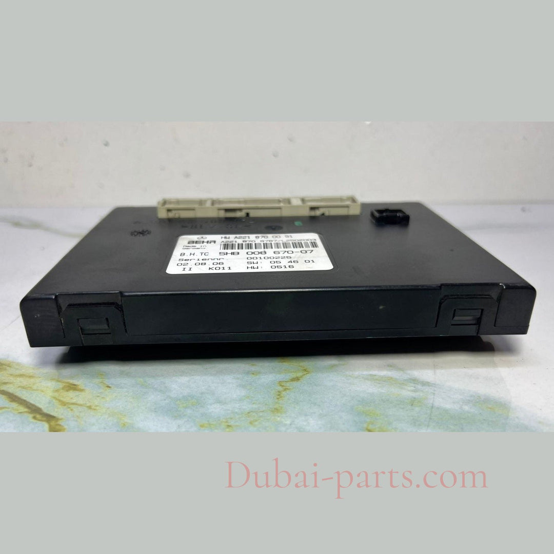 2007-2009 Mercedes S600 Climate Control Unit A2218700091 S-Class W221 CL-Class