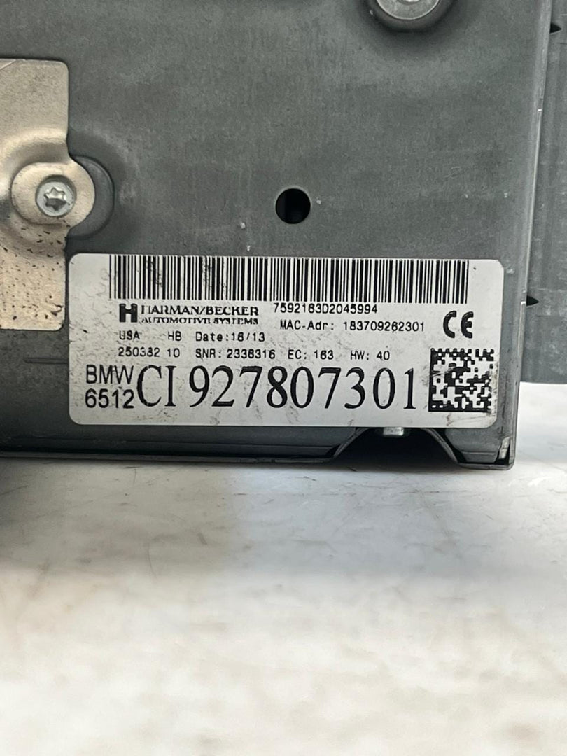 2007-2013 BMW X5 E70 E71 E72 X5 X6 CIC HARMAN Infotainment Computer 9278073 OEM