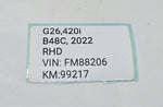 Load image into Gallery viewer, 5A5A9F4-2022 BMW X5 G05 G26 G30 RHD Instrument Cluster Speedometer OEM