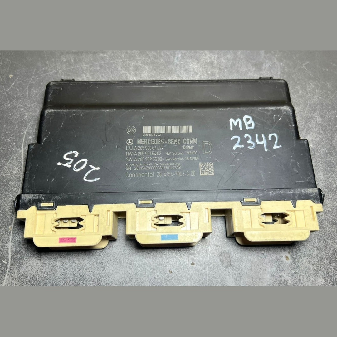 Mercedes W205 C-Class Front Driver Seat Control Module A205 9006402 OEM LHD