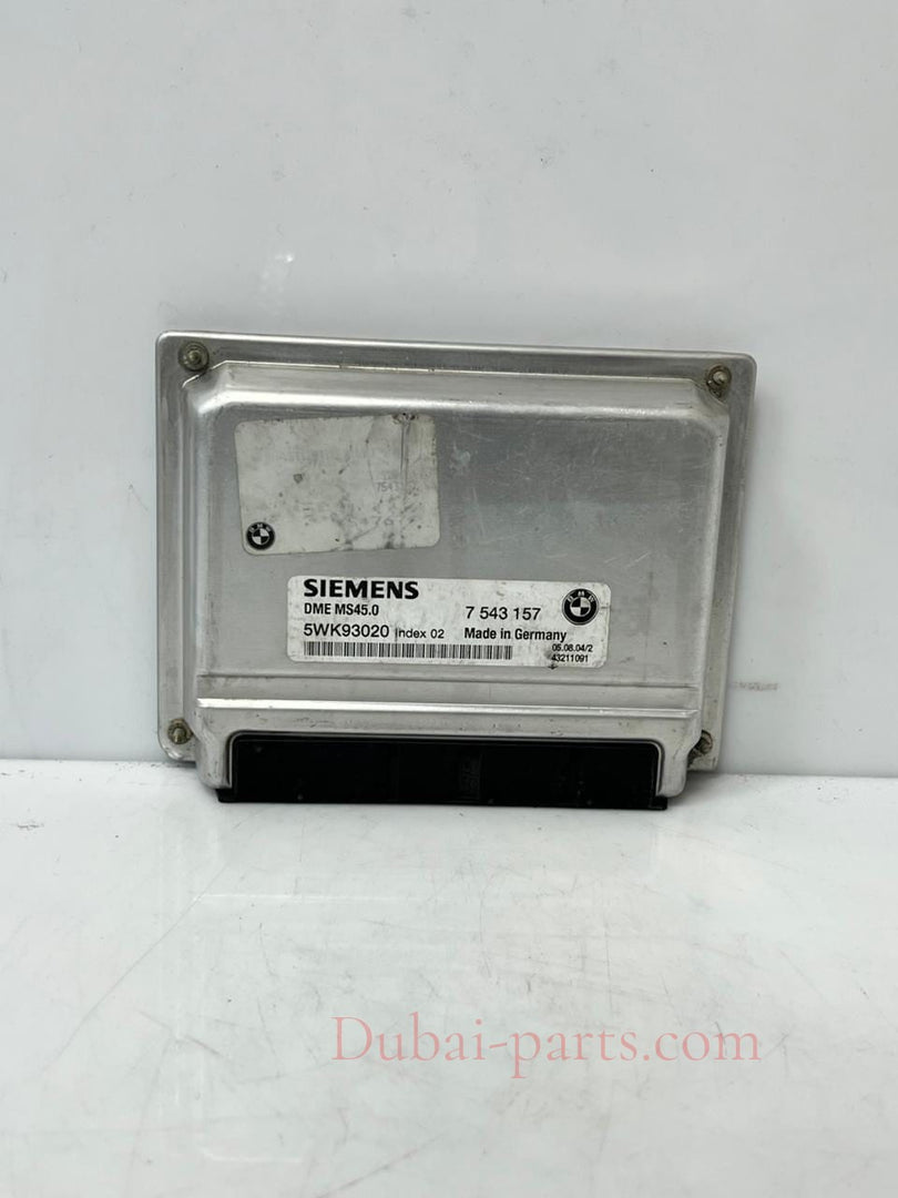 2004-2008 BMW X3 E83 Z4 5WK93020 MS45 SIEMENS Engine Control Unit 7543157 OEM