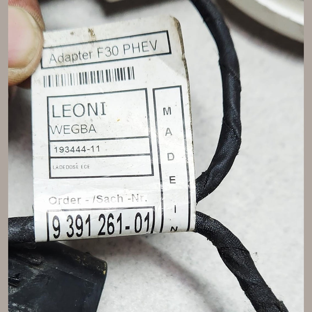 2016-2018 BMW 330e Hybrid Charging Cable Power Socket 6824112 OEM