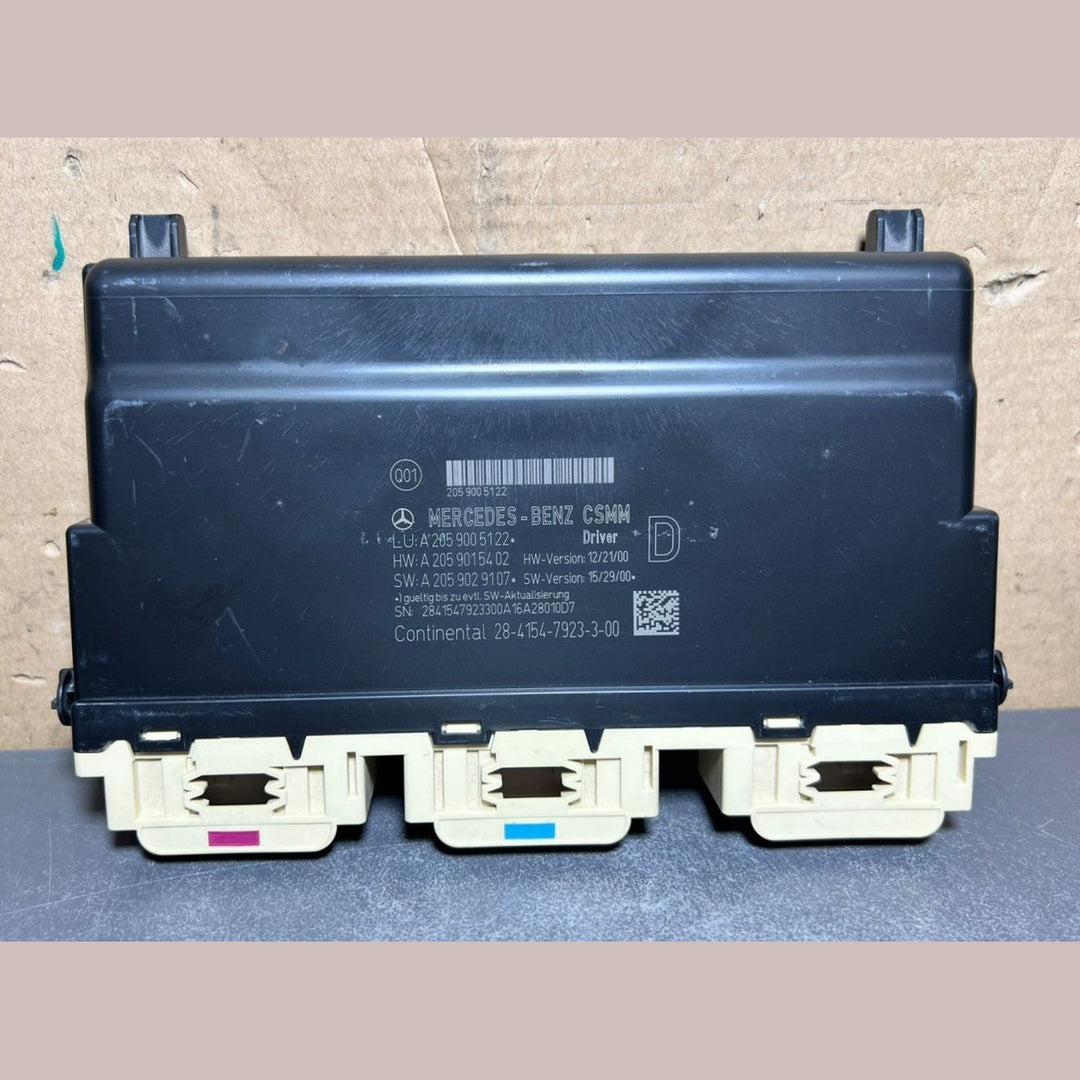 14-18 Mercedes W205 C-Class Front Driver Seat Control Module A205 9005122 OEM
