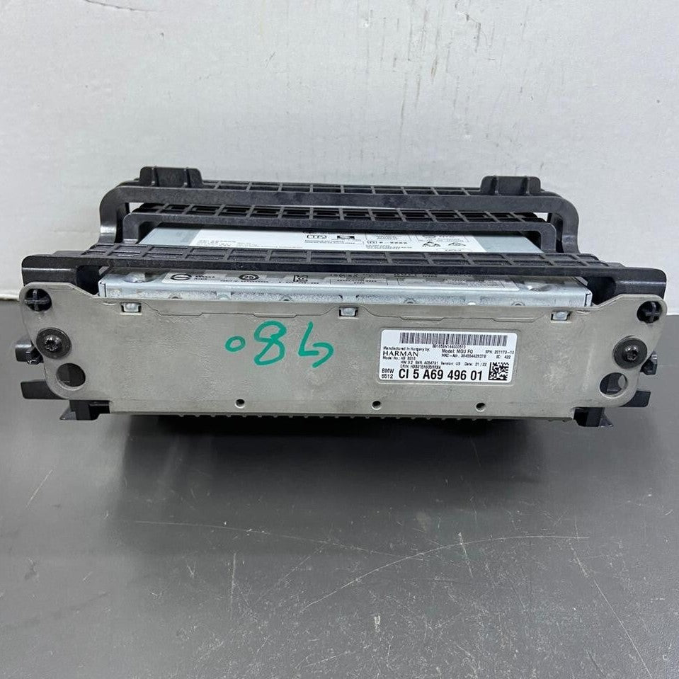 OEM BMW 430XI G80 AUDIO RADIO HEAD UNIT RECEIVER CONTROL MODULE UNIT 5A69496