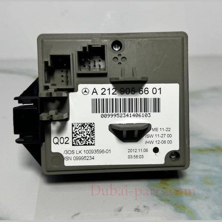 08-14 Mercedes W212 E-Class Ignition Switch Module Unit W/key A212 9056601 OEM