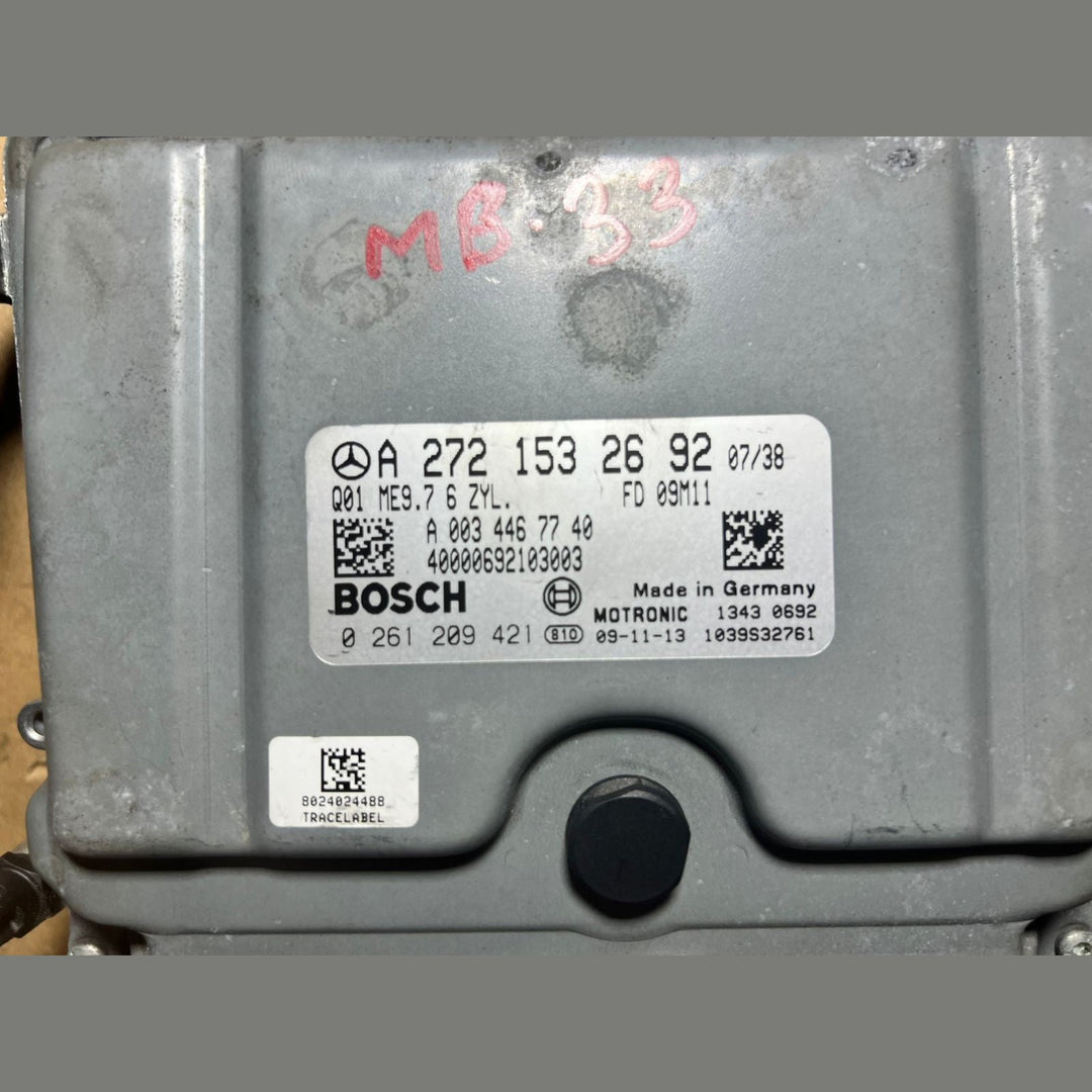 08-10 Mercedes W204 C-Class Engine Control Module Unit ECM ECU A272 1532692 OEM