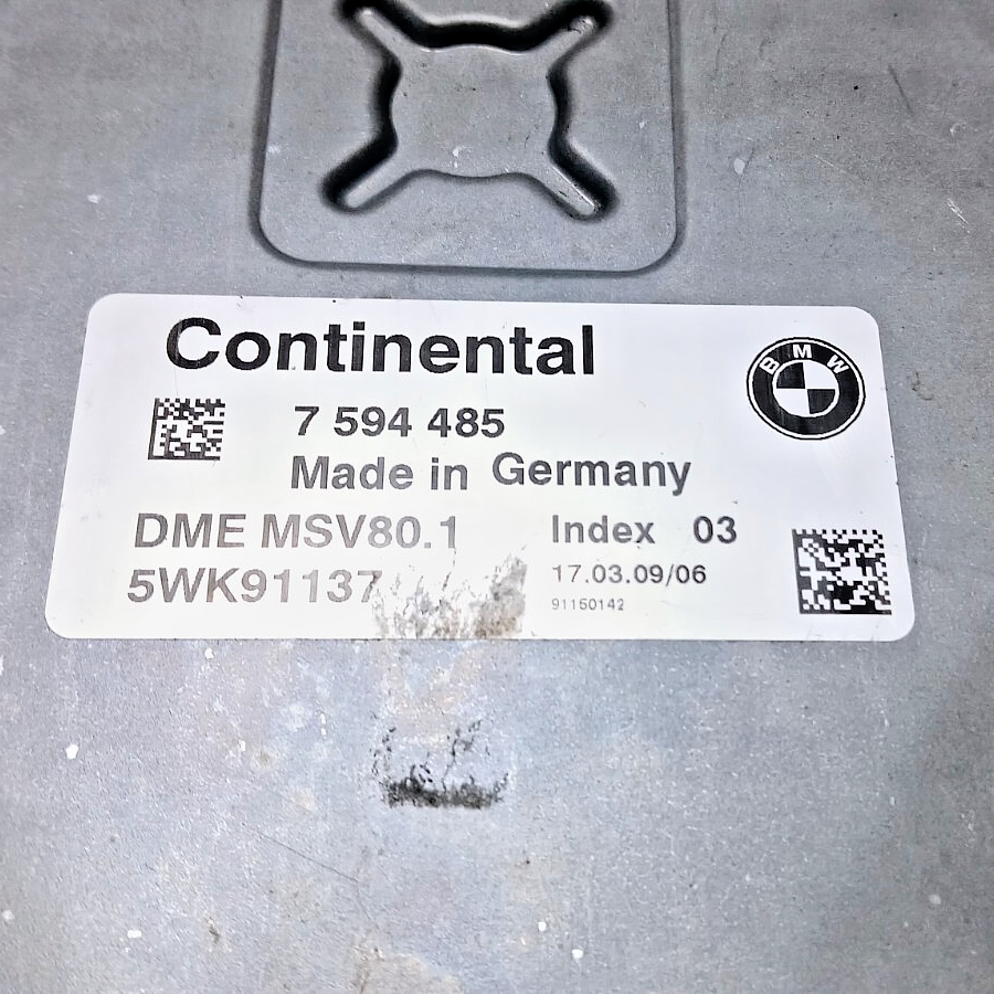 BMW 1,3,X SERIES N51 ENGINE CONTROL UNIT ECU MODULE DME MSV80.1 7594485