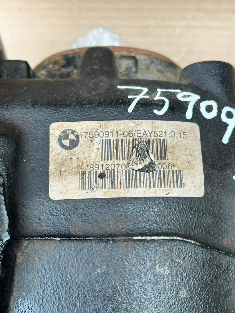 BMW X5 E70 F15 LCI N55 N57 3.15 ratio Rear Differential Carrier 7590911 OEM