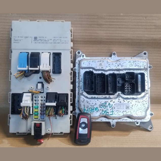 BMW OEM N20 F20 F21 F30 F31 F32 F10 ECU ENGINE CONTROL UNIT KIT  +KEY- 8617551