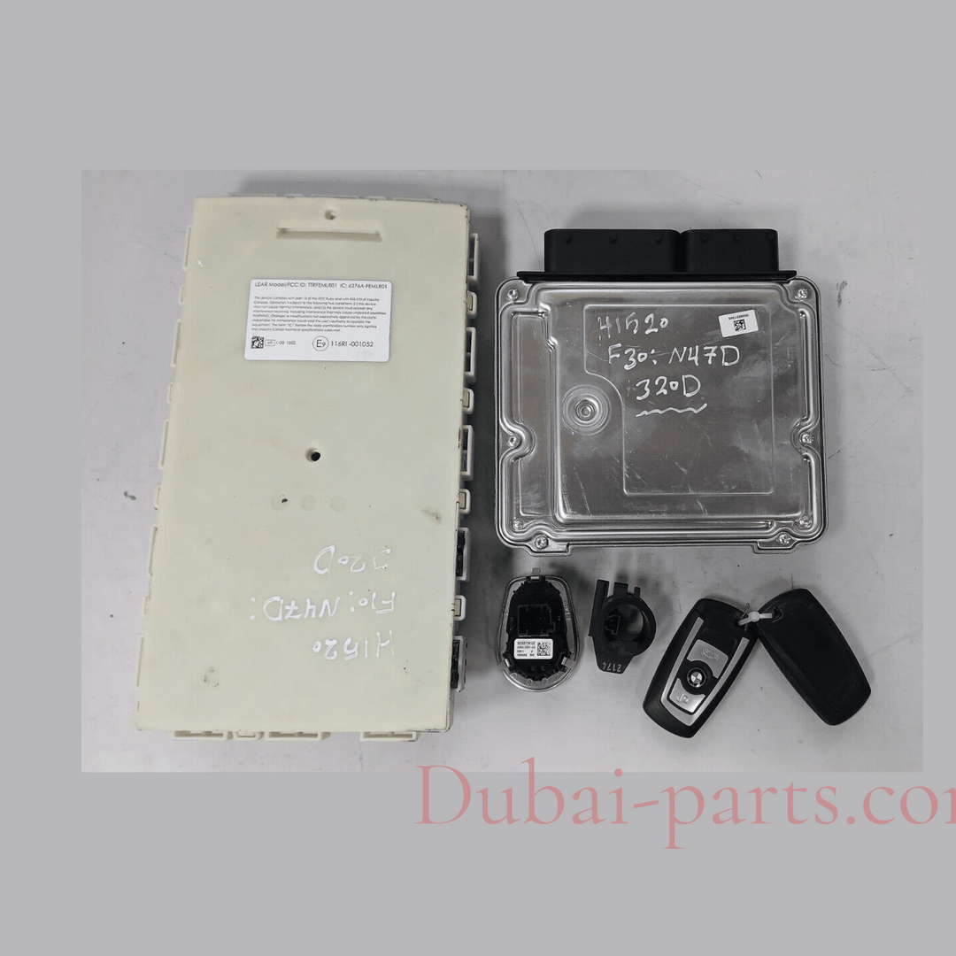BMW 320d N47N F30 2013 ENGINE CONTROL ECU KIT 8573259