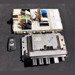 قم بتحميل الصورة إلى عارض الصور، BMW 118i 318i F30 F20 2015 B38 ENGINE CONTROL ECU SET COMPLETE + KEY DME 8662411