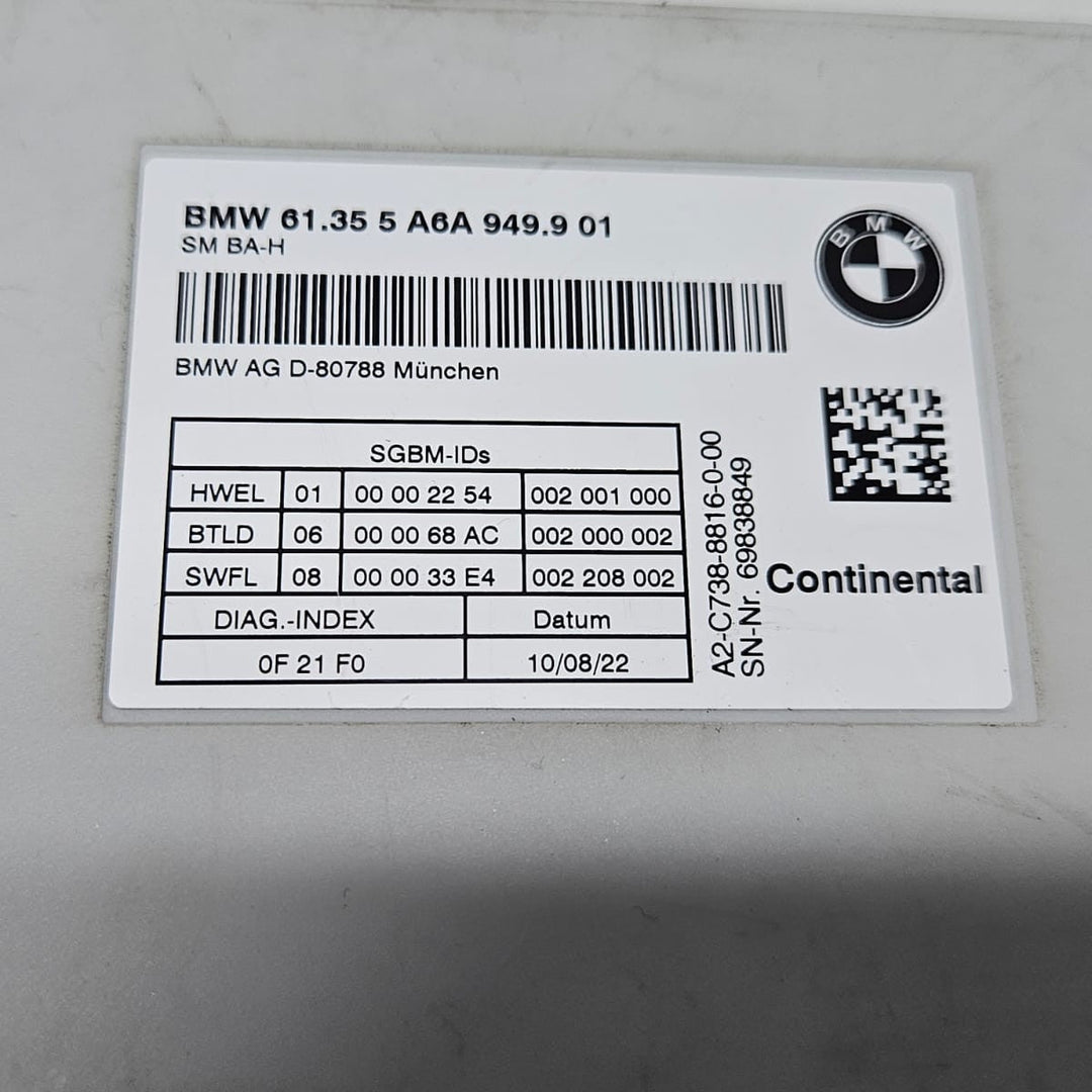 22-24 BMW G26 G01 X3 M4 G83 Driver Left Front Seat Control Module 5A6A949 OEM