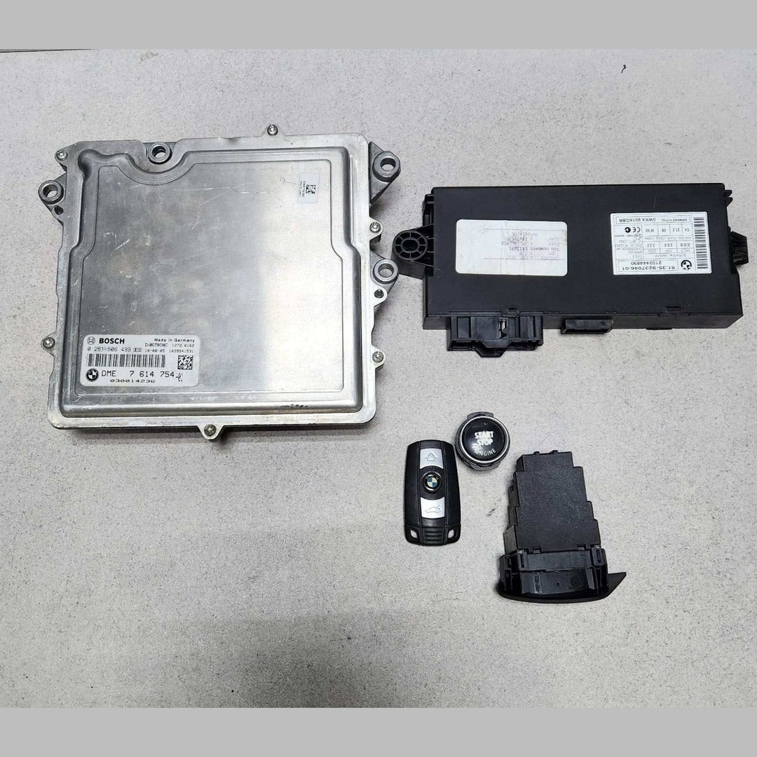 2011 BMW X5 E70 3.5i Engine Control Module DME 7614754 535i X5 E70 ECU SET