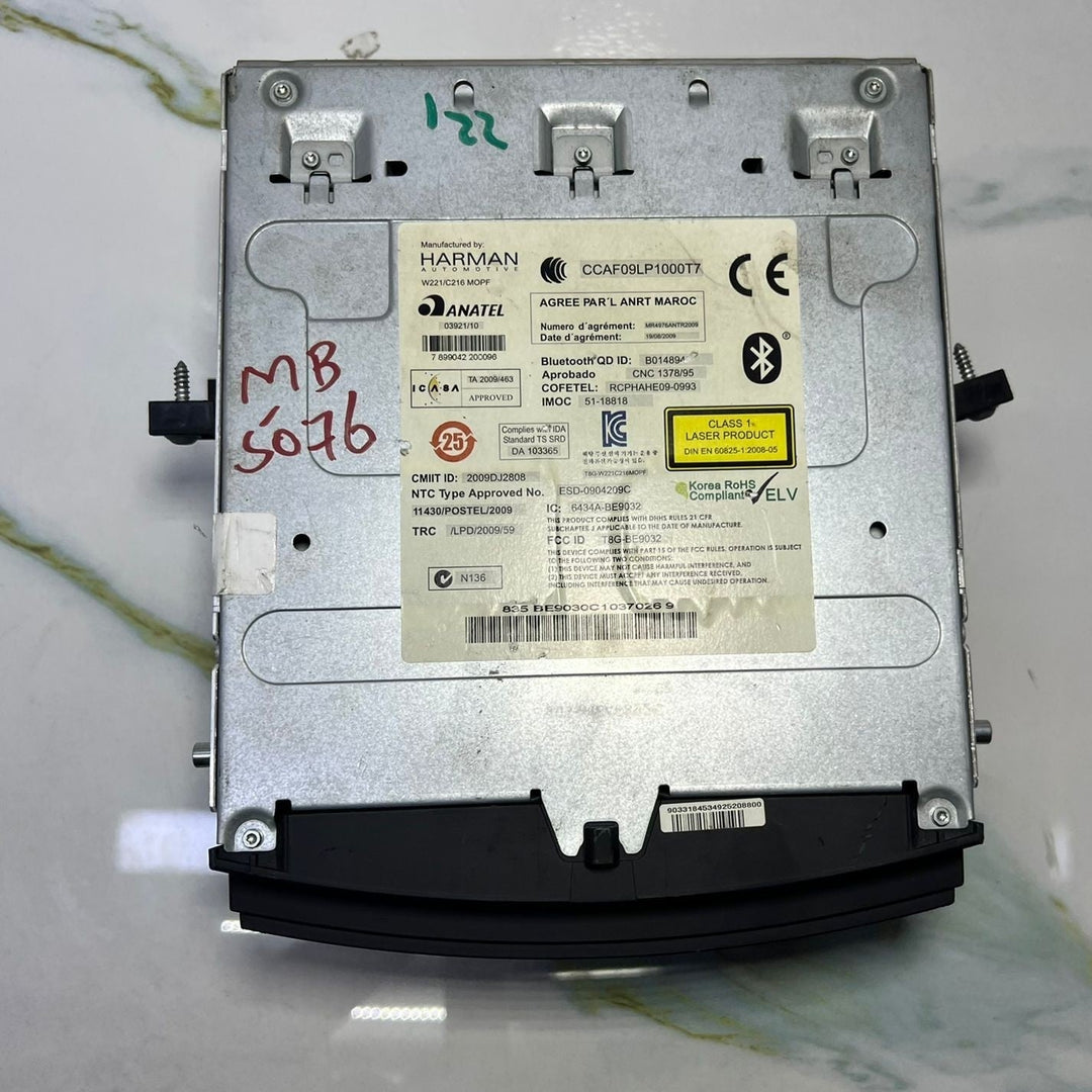 07–2013 Mercedes W221 S-Class Radio Audio Head Unit CD Player A221 9004904 OEM