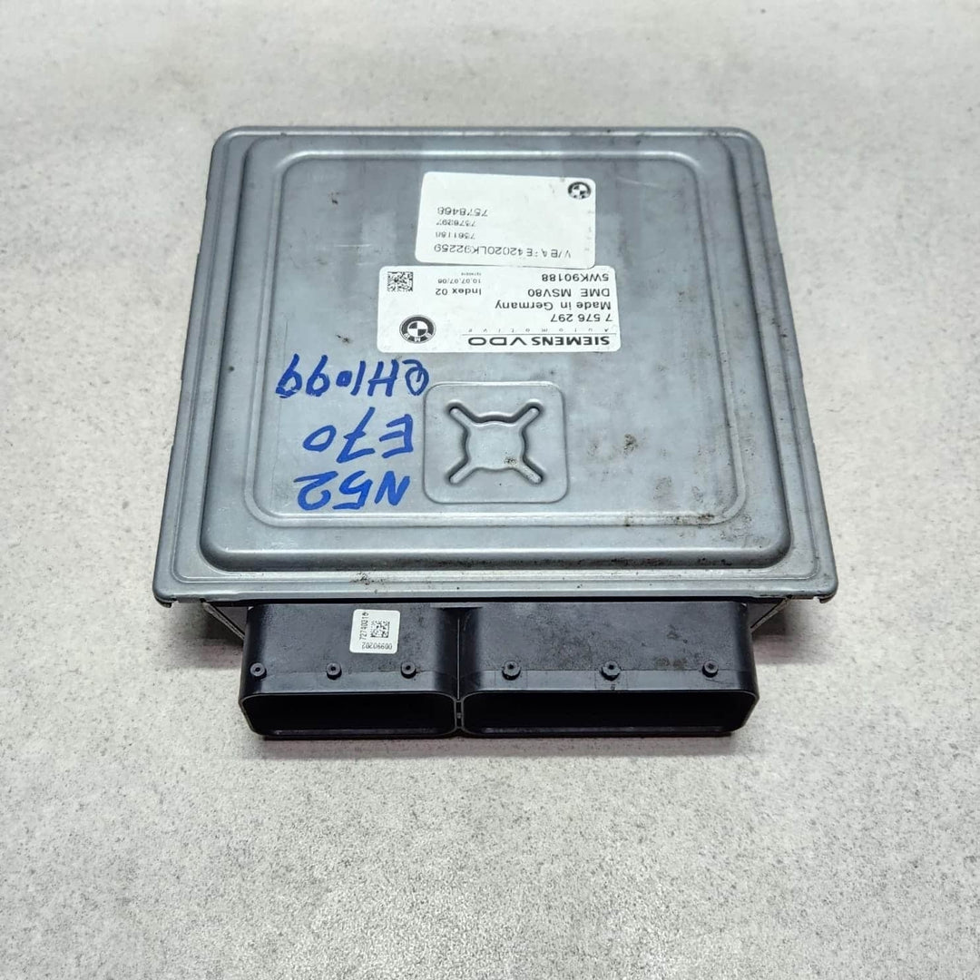 2004-2008 BMW 3 5 7 Series 325i E91 N52 Engine Control Unit ECU 7576297 OEM