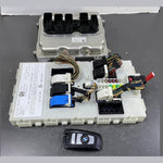 Load image into Gallery viewer, OEM BMW 328i F30 2012 N20B ENGINE CONTROL UNIT ECU SET DME 7646763