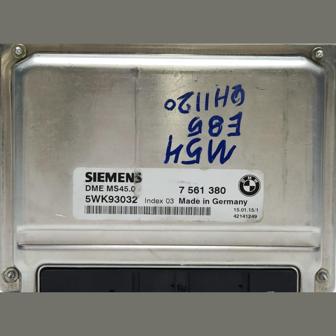 2003-2005 BMW Z4 Engine Control Module ECU DME 7561380 E85 E86 OEM 