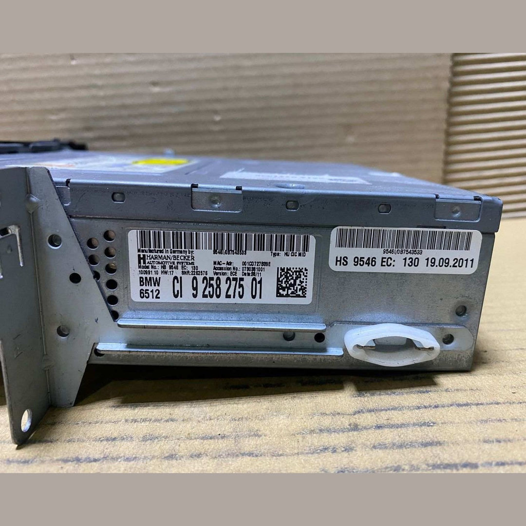 2010-2014 BMW X5 Cic Mid Audio System Head Unit 9258275 X5 E70 and X6 E71