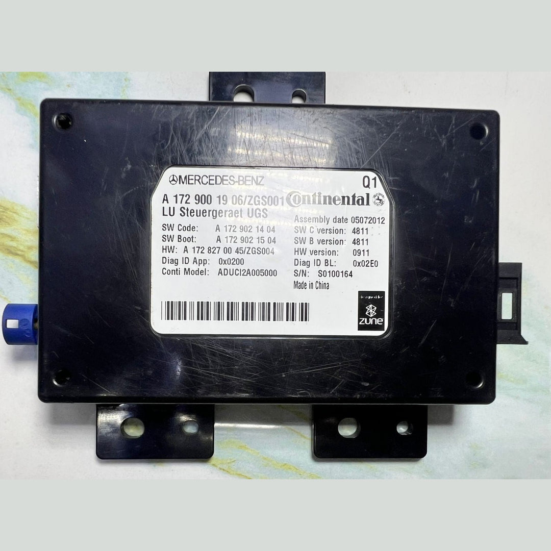 Mercedes-Benz C-Class W204 X204 GLK Bluetooth Control Module A172 9001906 OEM