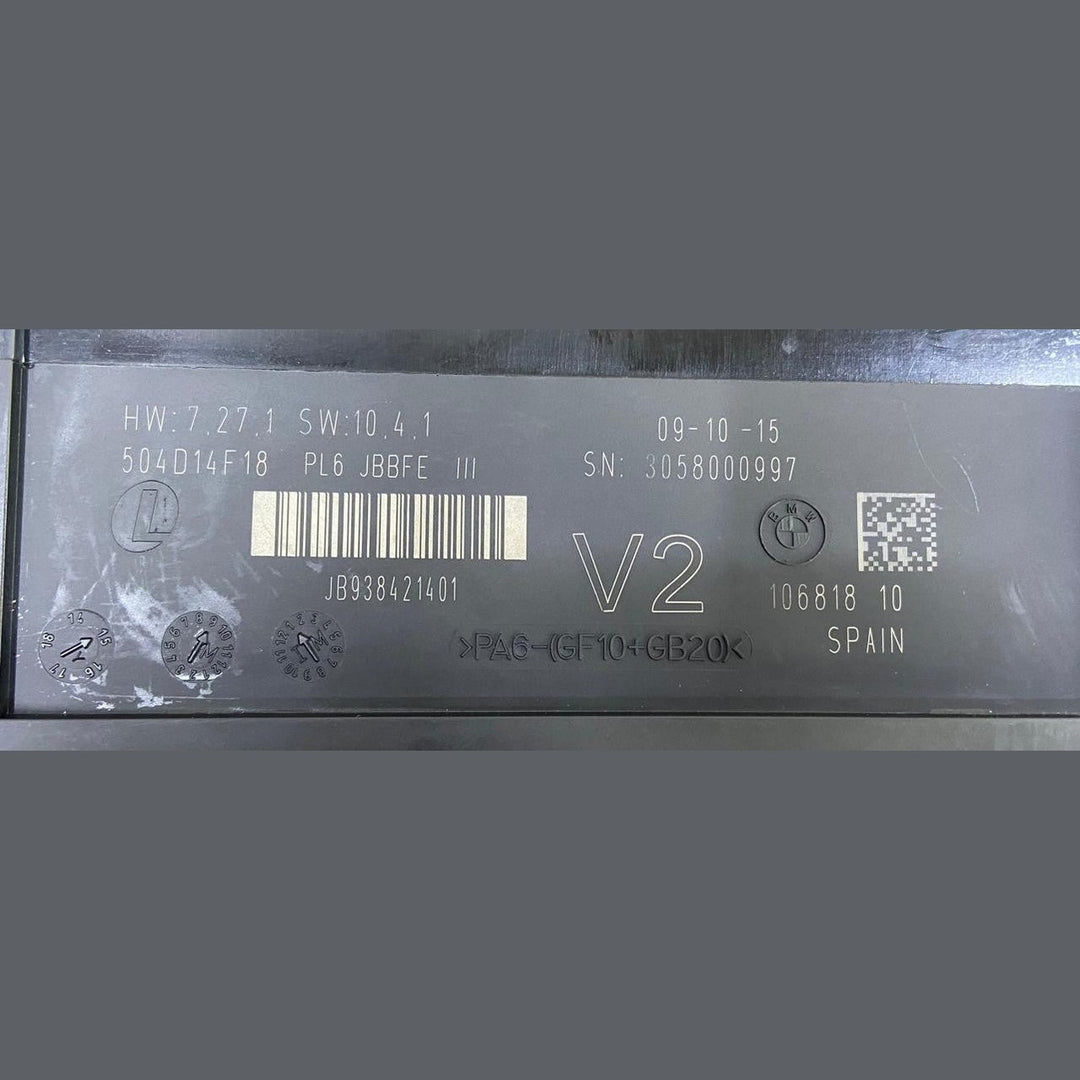 OEM BMW 5 SERIES F10 COMFORT MODULE JUNCTION BOX V2 UNIT 504D14F21