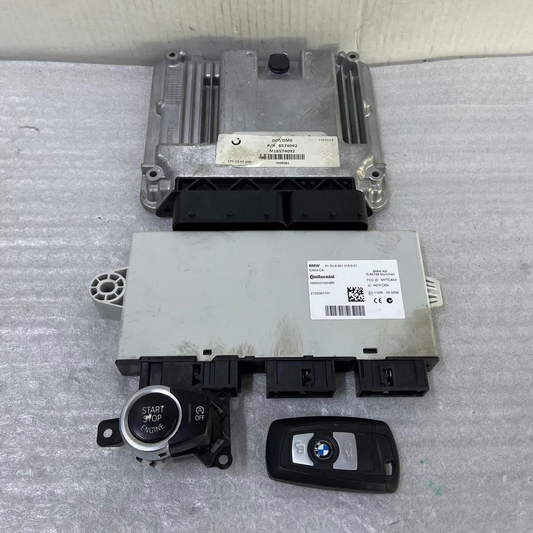 OEM BMW X3 F25 N47 ENGINE CONTROL UNIT ECU SET 8574092 BOSCH