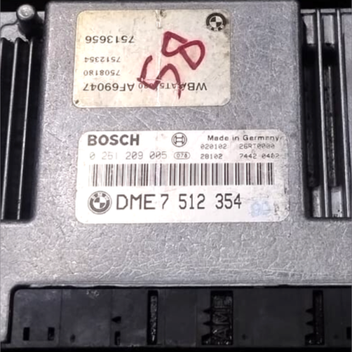 BMW 3 SERIES E46 1.6 PETROL ENGINE CONTROL UNIT ECU MODULE ONLY - 7512354