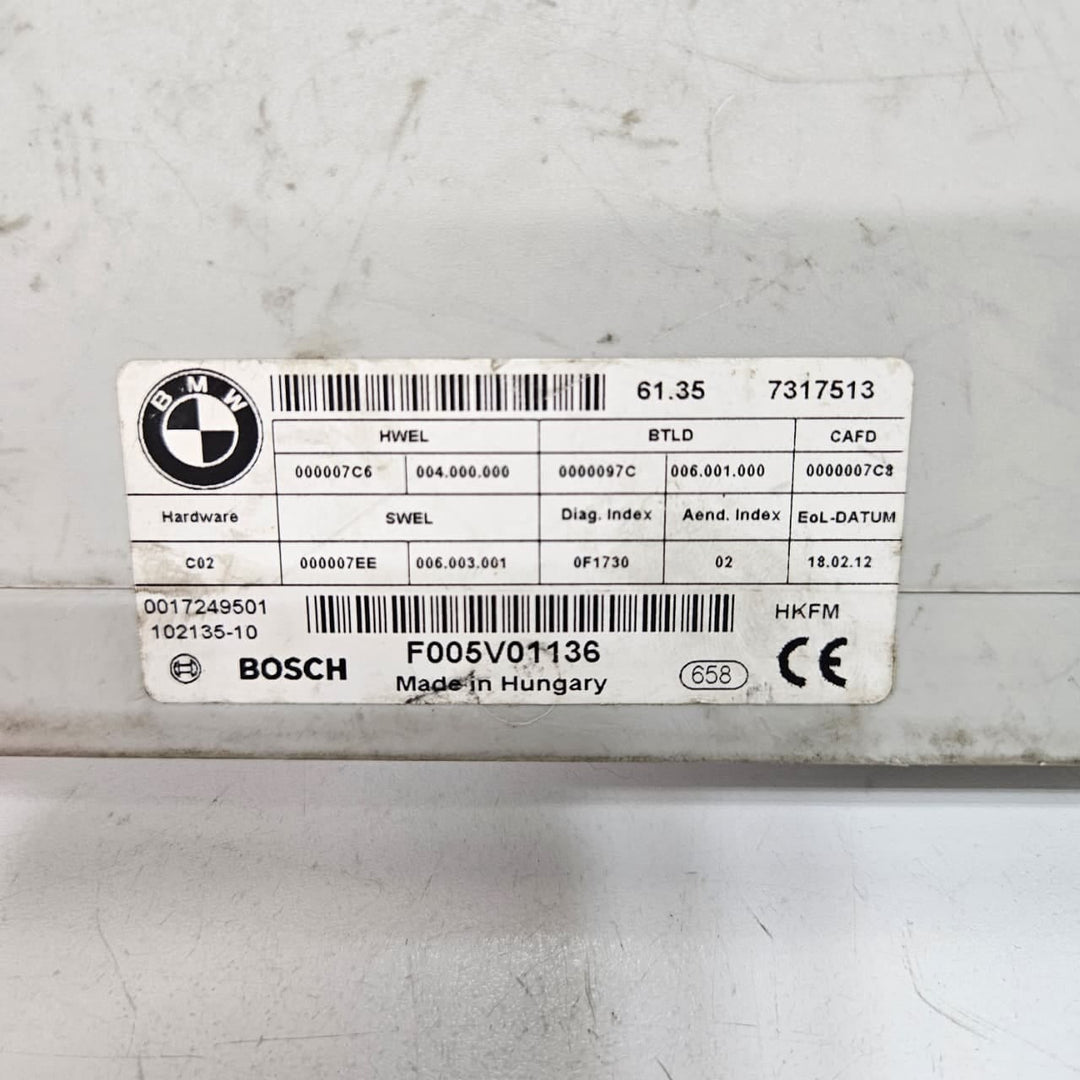 OEM BMW 5 Series F10 F11 Tailgate Control Module 7317513