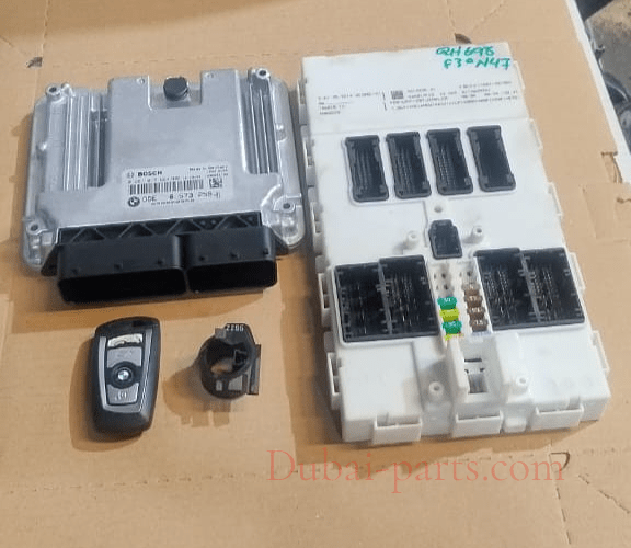 OEM BMW 320d N47N F30 2012 -2017  ENGINE CONTROL UNIT DDE ECU KIT +KEY - 8573259