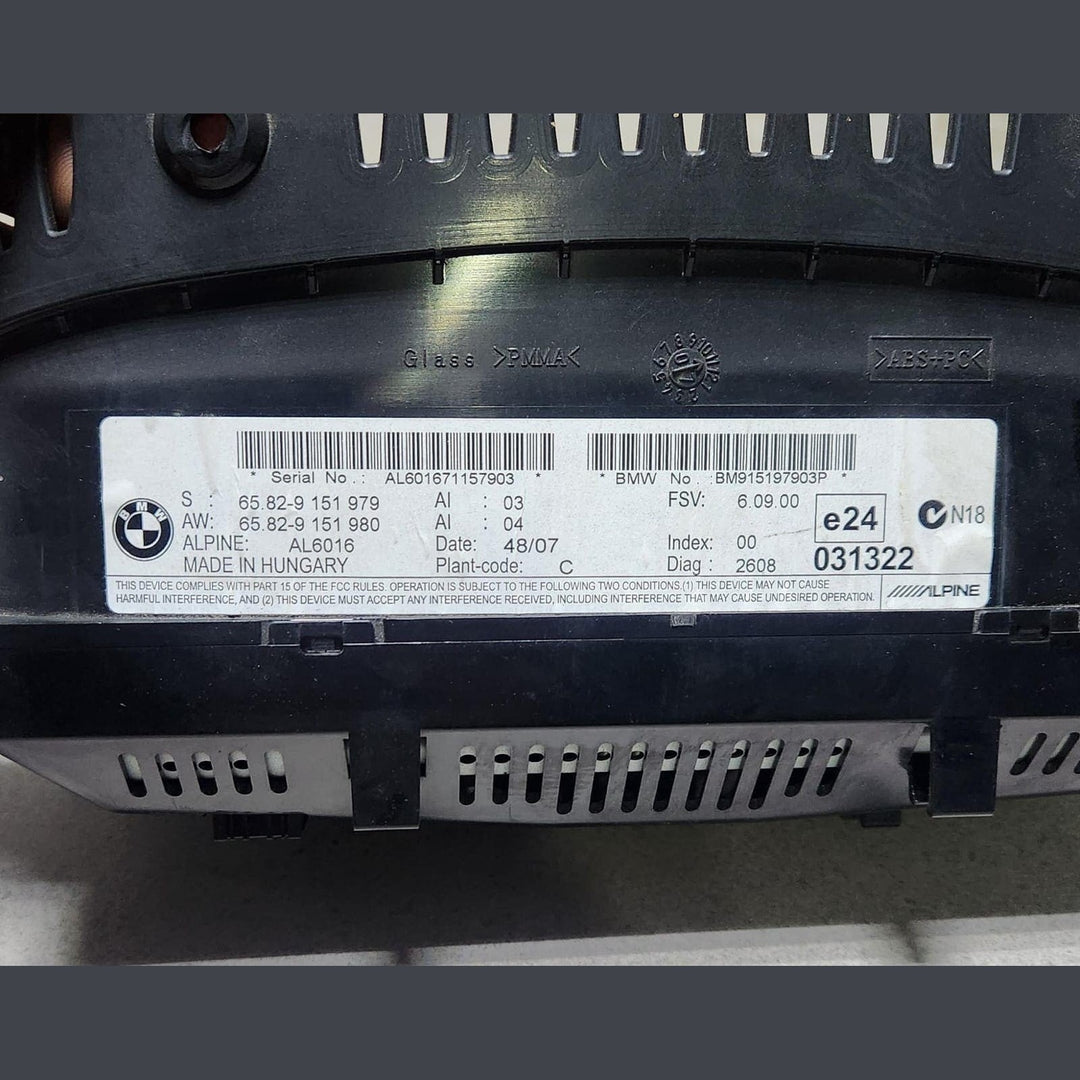 2008 BMW 335i Navigation Display Screen Monitor 9151979 E60 and E90 