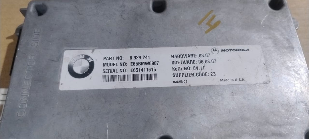 2003 BMW 745i OEM Telephone Transmitter Computer Control Module – 6929241