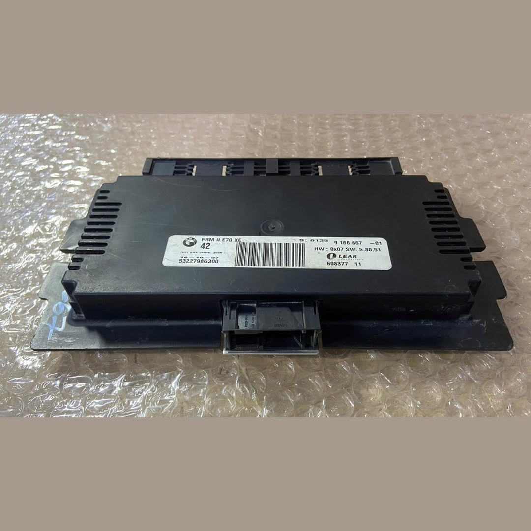 OEM BMW X5 E70 Footwell ECU Light Control Unit Module FRM II Lear 9166667