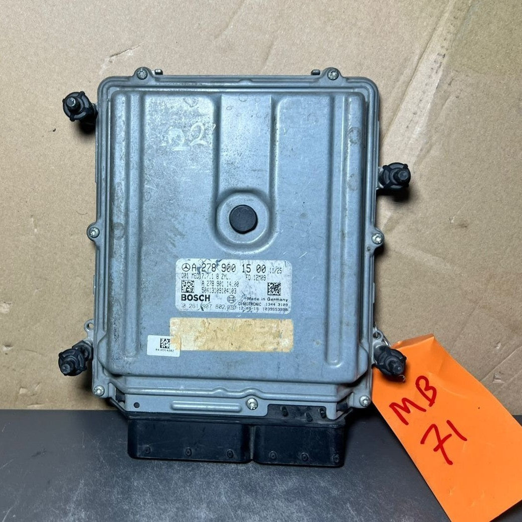 07-13 Mercedes W221 S-Class Engine Control Module Unit ECM ECU A278 9001500 OEM