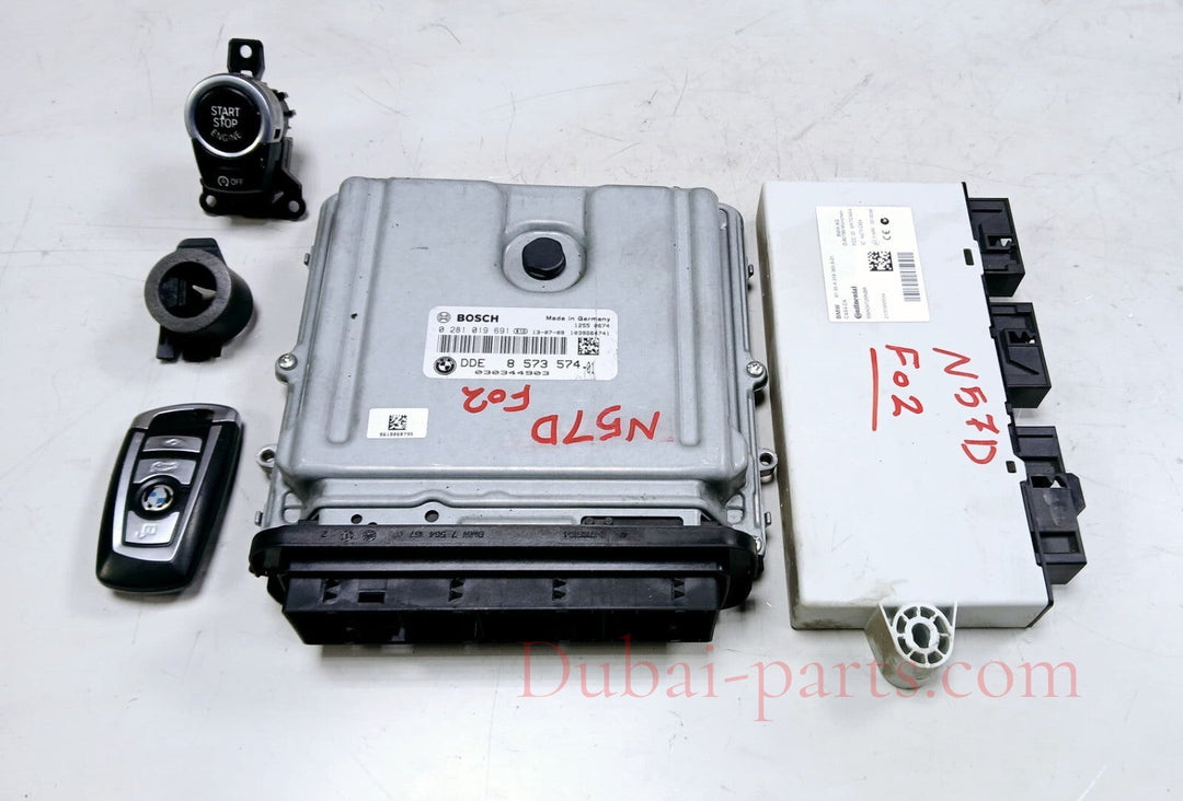 BMW 7 SERIES F02 N57 ENGINE CONTROL UNIT ECU KIT DDE 8573574