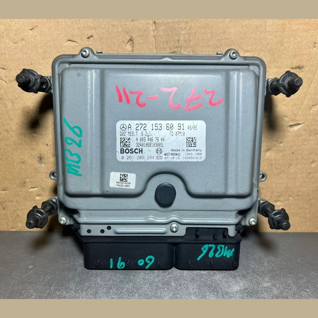 04-09 Mercedes W211 E-Klasse Motorsteuergerät Gerät ECM ECU A272 1536091 OEM