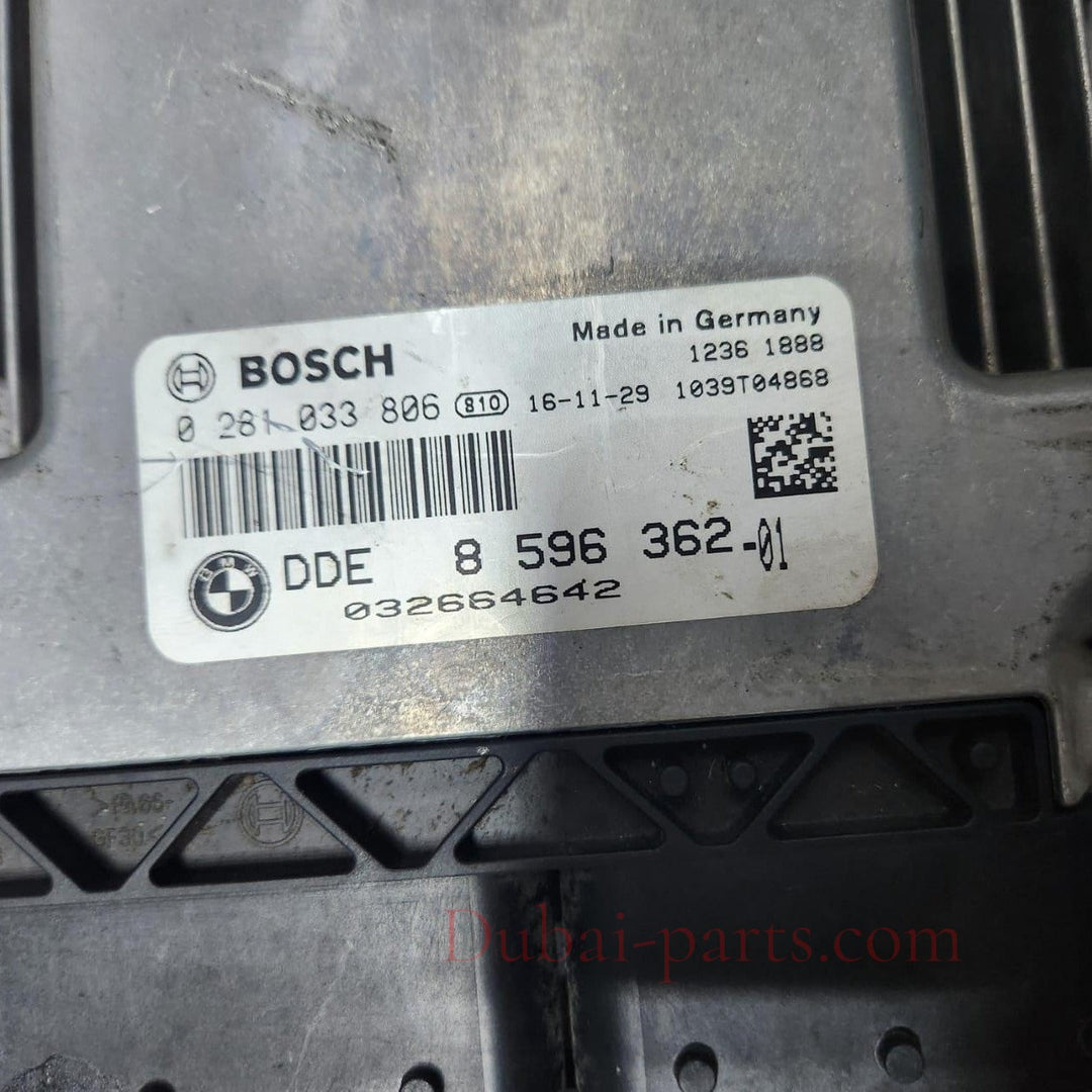 2017 BMW X1 Engine Control Unit + KEY 8596362 F20 120d F30 320d, F36 420d  B47
