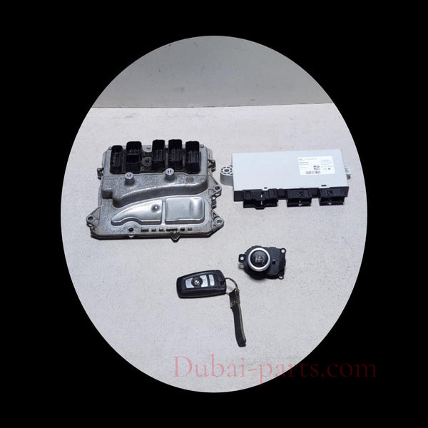 2010-2016 BMW 535i 535iX GT F07 F10 N55 Engine Control Unit ECU SET 7614649 OEM
