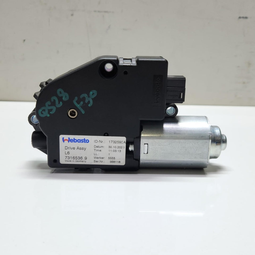 2014-2016 BMW 435i Sunroof Motor 7316536 3 Series F30 F80 G30 G31 G38 OEM