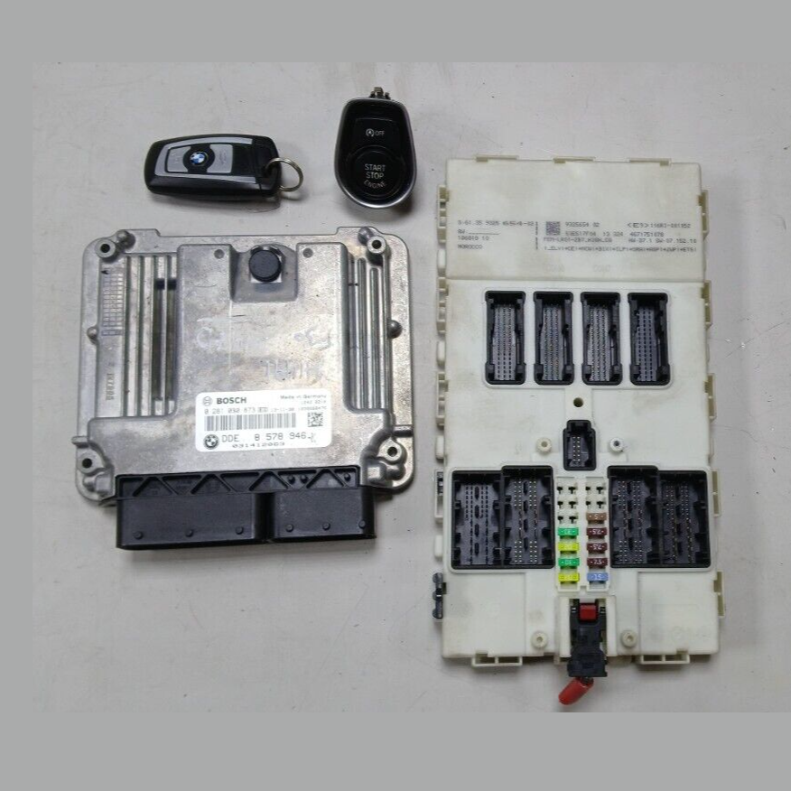 BMW 320d 2013 F31 N47 ENGINE CONTROL ECU UNIT KIT DDE 8578946