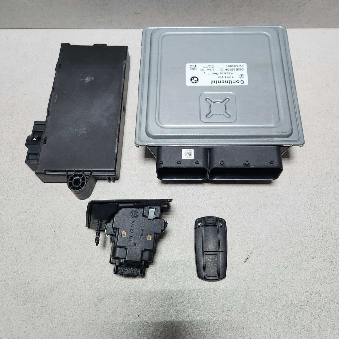 BMW Engine Control Unit DME 7621178 E81 E87 E90 N43 118i 318i MSD81.2 ECU SET 