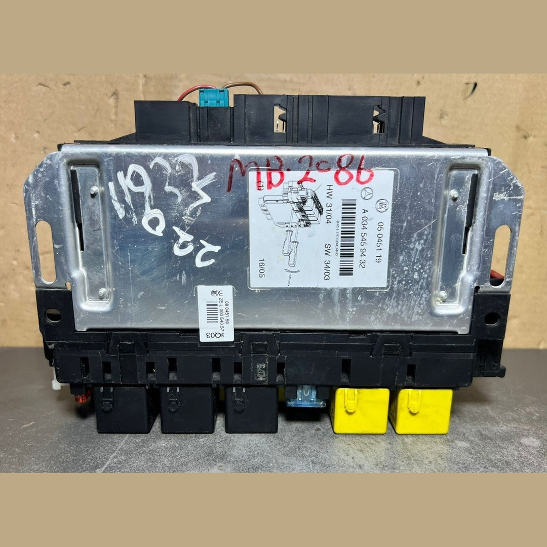 Mercedes-Benz C215 CL55 AMG Front SAM Module Relay Fuse Box A034 5459432 OEM