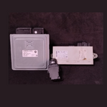 Load image into Gallery viewer, BMW 3 E90 E91, 5 E60 E61 ENGINE CONTROL MODULE UNIT ECU SET +KEY + CASE- 7559176