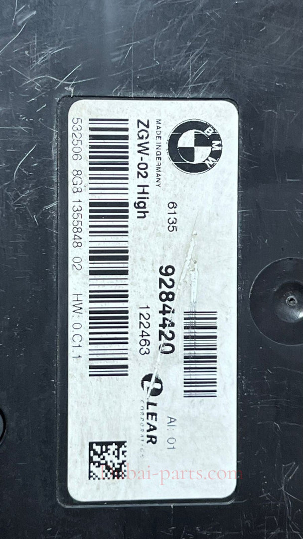2011-16 BMW 528i Central Gateway Module 9284420 F10, F11, F12, F13, F06, and F01