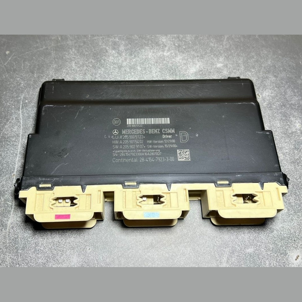 14-18 Mercedes W205 C-Class Front Driver Seat Control Module A205 9005122 OEM