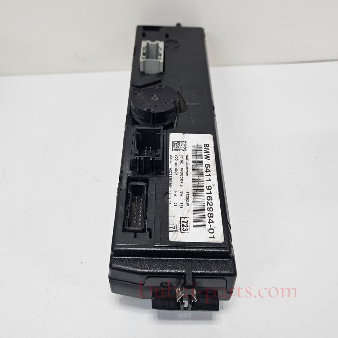 2007-2010 BMW  335i 328i Climate Control Panel 9162984