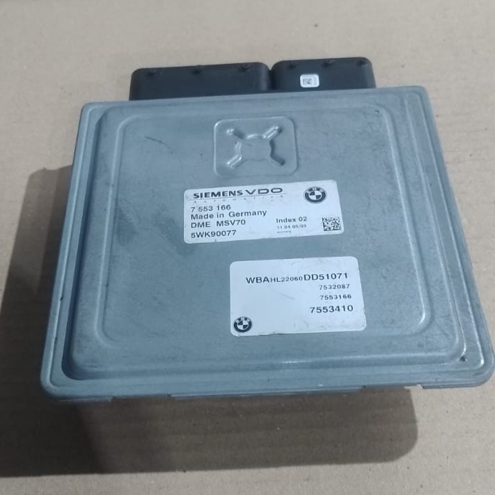 BMW 5 SERIES E60 525 525I N52B30A N52 ENGINE CONTROL UNIT MODULE  ECU 7533166